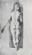 Nude Seen From Behind Albrecht Durer